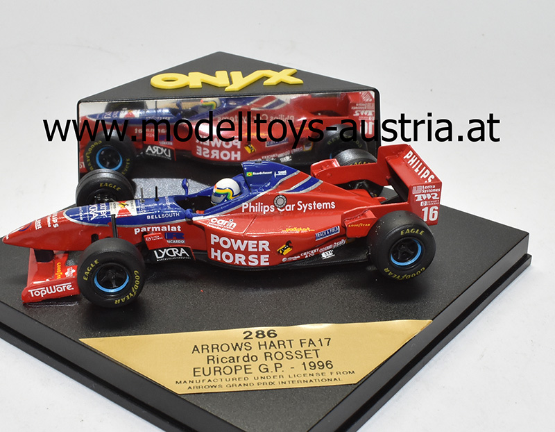 Arrows F17 Footwork Hart 1996 Ricardo ROSSET Europa GP 1:43