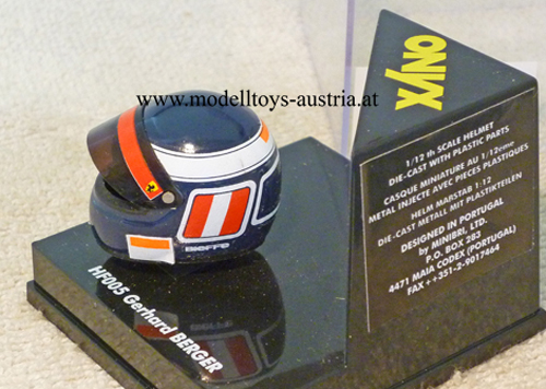 Helm Bieffe Gerhard BERGER Ferrari 1:12