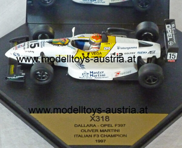 Dallara Opel F397 F3 1997 Italienischer F3 Champion Oliver MARTINI 1:43