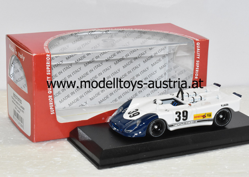 Porsche 908/2 Flunder 1970 Niki LAUDA Norisring Interserie 1:43