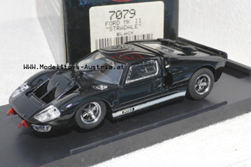 Ford GT40 MK II Straßenversion schwarz 1:43