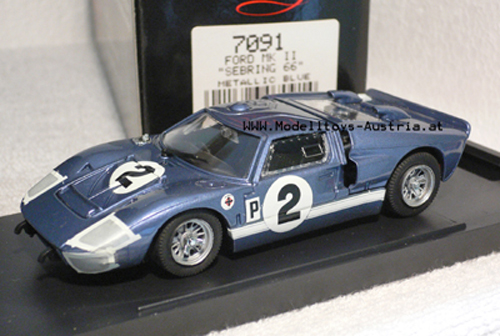 Ford GT40 MK II 1966 Sebring Dan GURNEY 1:43