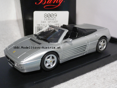 Ferrari 348 Spider Cabrio 1994 silber metallik 1:43