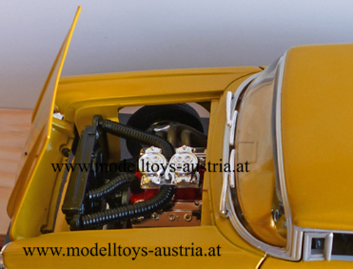 Chevrolet Bel Air Coupe 1957 Custom Hot Rod gold metallik 1:18