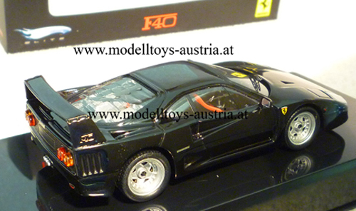 Ferrari F40 1987 - 1992 schwarz 1:43