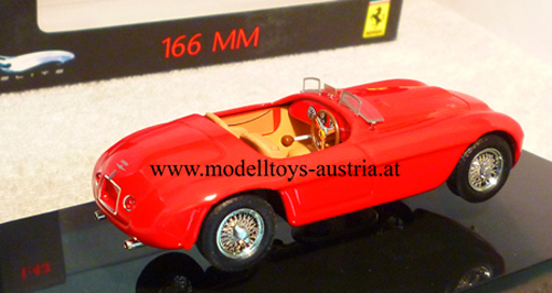 Ferrari 166 MM Barcetta Cabrio 1949 rot 1:43