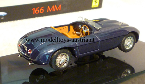 Ferrari 166 MM Barcetta Cabrio 1949 blau metallik 1:43