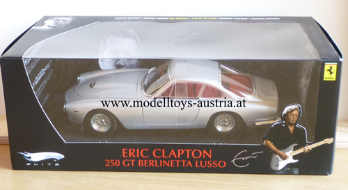 Ferrari 250 GT Lusso Berlinetta 1962 Eric CLAPTON silber 1:18