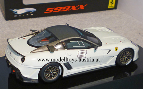 Ferrari 599XX 599 XX Racing weiss 1:43
