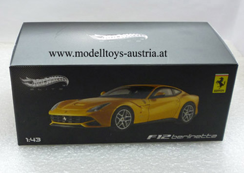 Ferrari F12 Berlinetta Coupe 2012 gelb 1:43