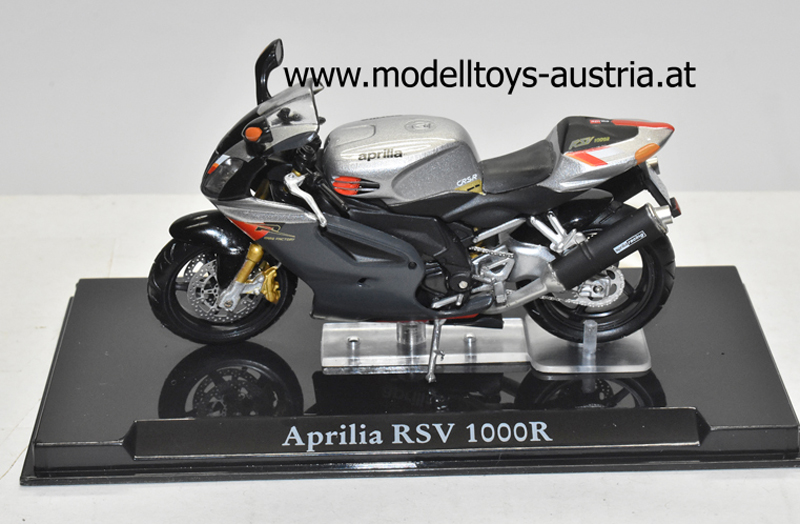 Aprilia RSV 1000 R 2002 silber / grau 1:24