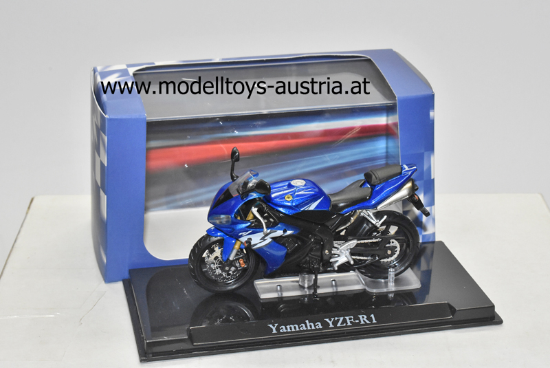 Yamaha YZF-R1 2004 blau / silber 1:24