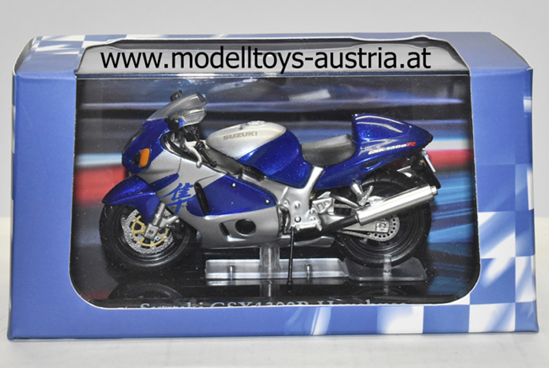 Suzuki GSX 1300 R Hayabusa blau / silber 1:24