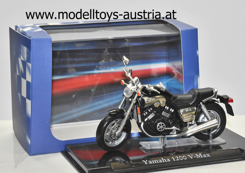 Yamaha 1200 V-Max schwarz 1:24