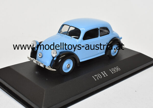 Mercedes Benz W28 170 H 1936 blau / schwarz 1:43