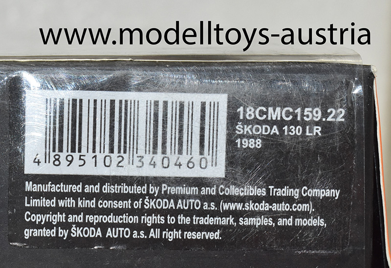 Skoda 130 LR Limousine 1988 rot 1:18