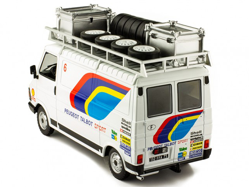 Citroen C35 1985 Rally PEUGEOT TALBOT SPORT Service mit Zubehör 1:18