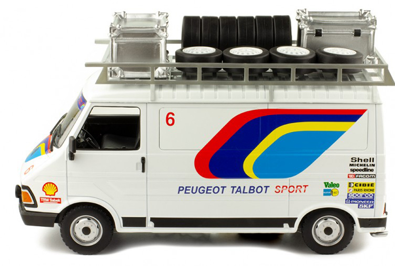 Citroen C35 1985 Rally PEUGEOT TALBOT SPORT Service mit Zubehör 1:18