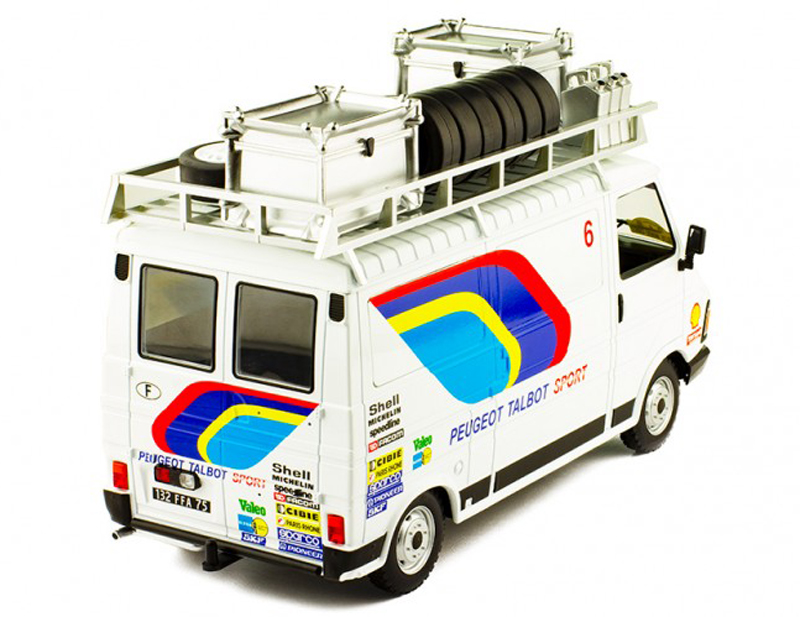 Citroen C35 1985 Rally PEUGEOT TALBOT SPORT Service mit Zubehör 1:18