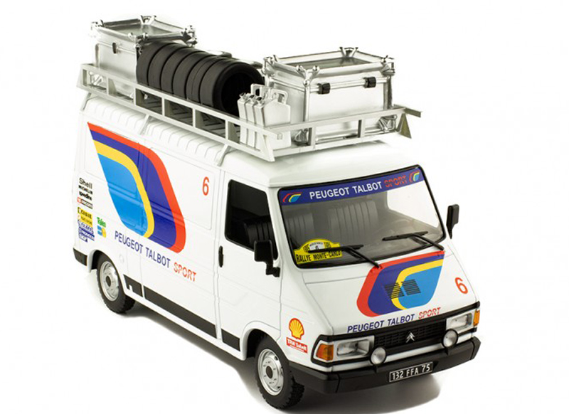 Citroen C35 1985 Rally PEUGEOT TALBOT SPORT Service mit Zubehör 1:18
