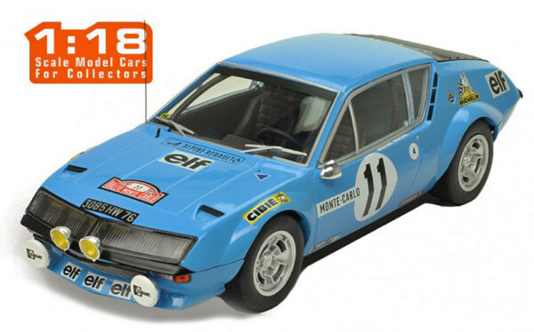 Renault Alpine A310 1975 Rally Monta Carlo A. Warmbold / J. Davenport 1:18