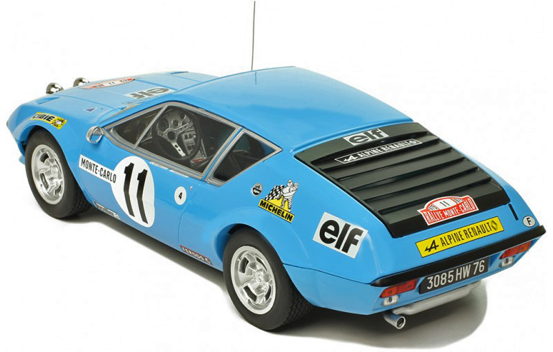 Renault Alpine A310 1975 Rally Monta Carlo A. Warmbold / J. Davenport 1:18