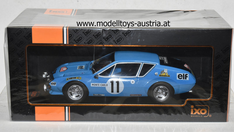 Renault Alpine A310 1975 Rally Monta Carlo A. Warmbold / J. Davenport 1:18