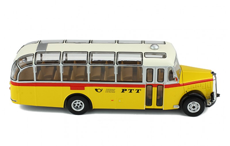 Saurer L4C PTT Autobus Schweizer Post 1:43