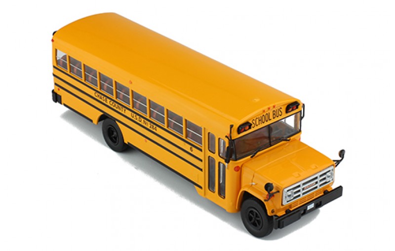 GMC 6000 Schulbus gelb 1:43