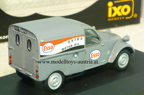 Citroen 2CV 2 CV FOURGONNETTE 1959 ESSO grau 1:43