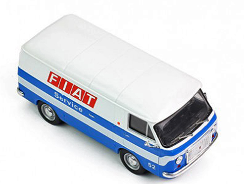 Fiat 238 Kasten Van 1971 FIAT SERVICE blau / weiss 1:43