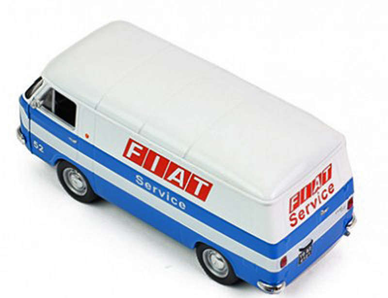 Fiat 238 Kasten Van 1971 FIAT SERVICE blau / weiss 1:43