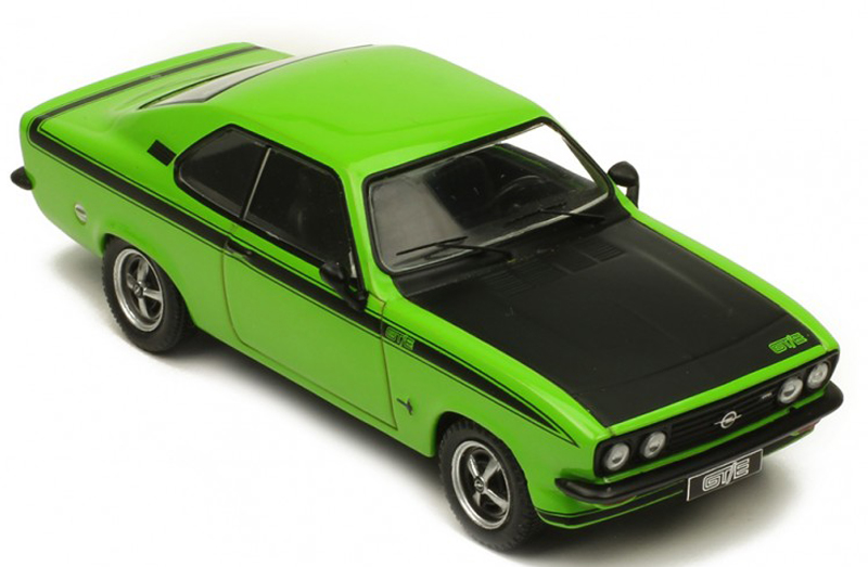 Opel Manta A GT/E 1974 grün / schwarz 1:43