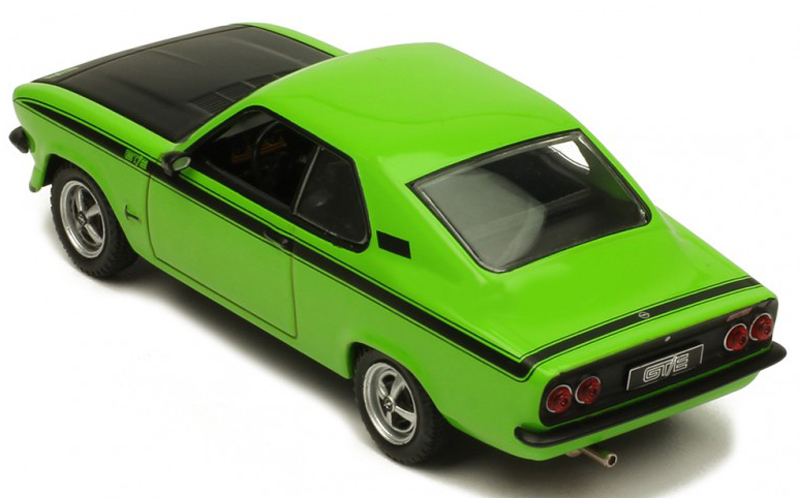 Opel Manta A GT/E 1974 grün / schwarz 1:43