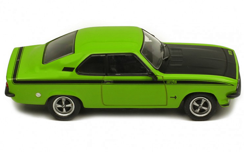 Opel Manta A GT/E 1974 grün / schwarz 1:43