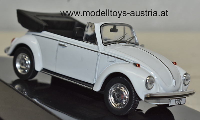 VW Käfer 1302 Cabrio 1971 weiss 1:43