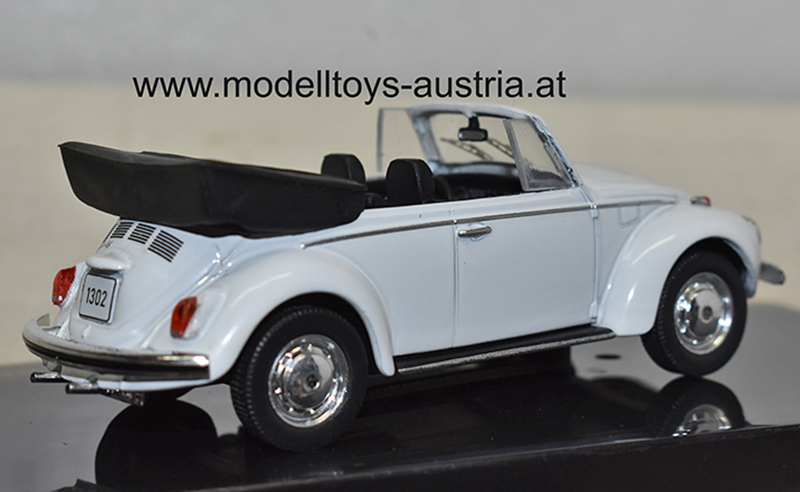 VW Käfer 1302 Cabrio 1971 weiss 1:43