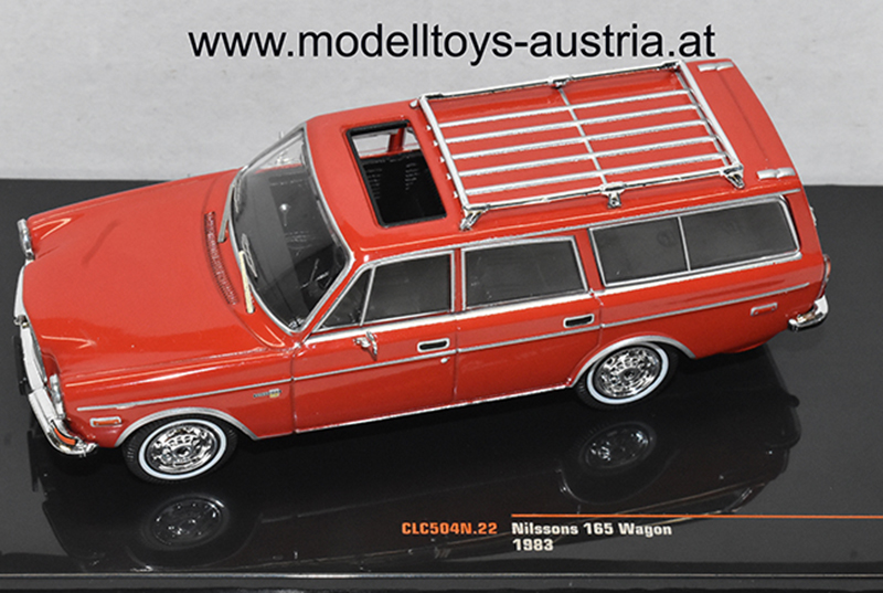 Volvo 165 Kombi Break 1983 NILSSONS rot 1:43