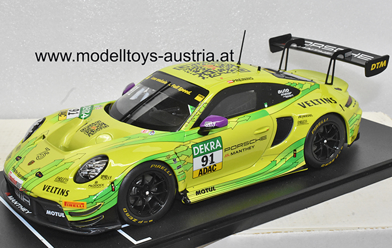 Porsche 911 GT3 R 2023 DTM Champion Thomas PREINING Manthey Grello 1:18 IXO