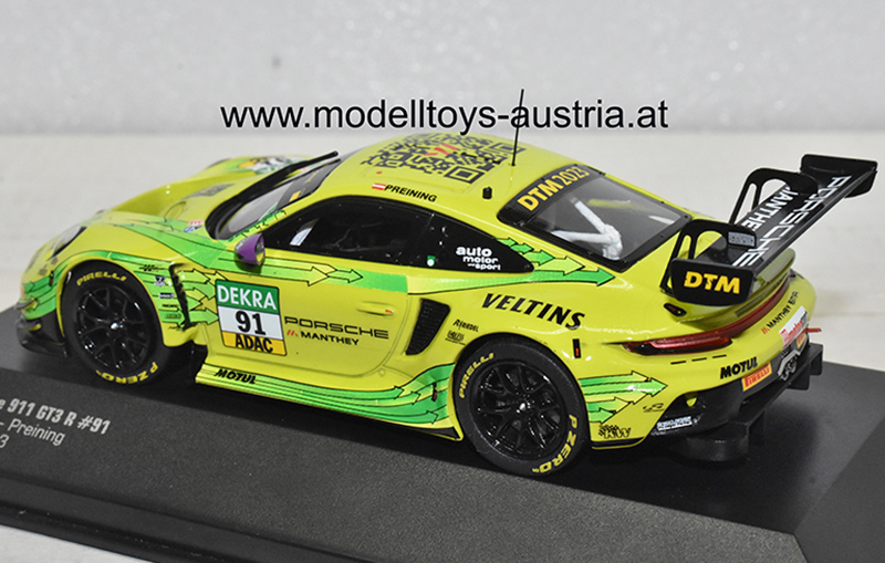 Porsche 911 GT3 R 2023 DTM Champion Thomas PREINING Manthey Grello 1:43 IXO