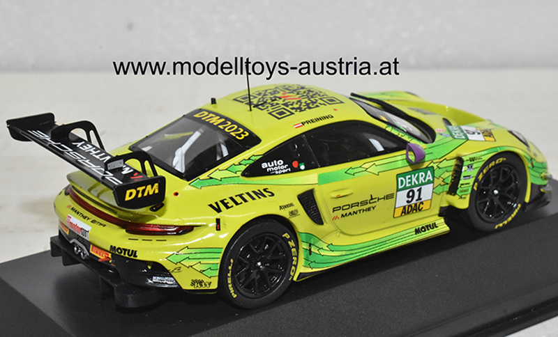 Porsche 911 GT3 R 2023 DTM Champion Thomas PREINING Manthey Grello 1:43 IXO