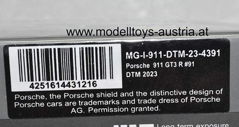 Porsche 911 GT3 R 2023 DTM Champion Thomas PREINING Manthey Grello 1:43 IXO