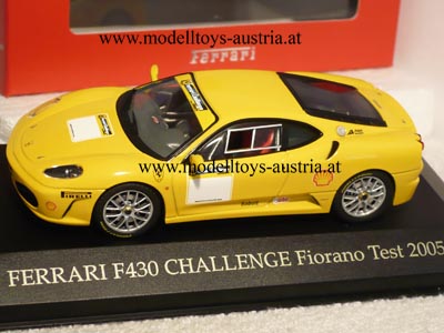 Ferrari F430 Challenge 2005 Fiorano Test gelb 1:43