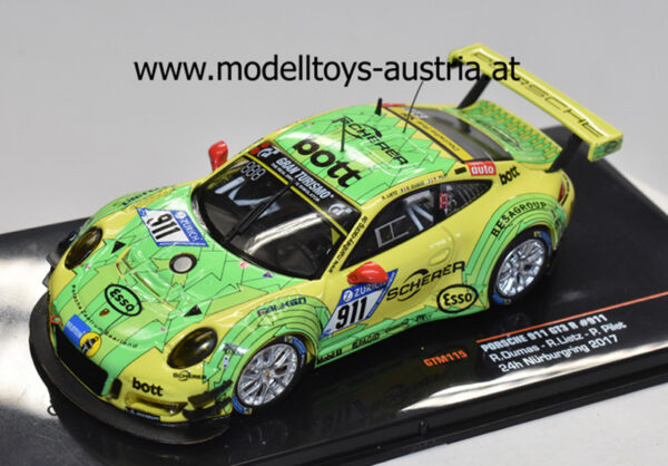 Porsche 911 991 Coupe GT3 R 2017 Nürburgring LIETZ / DUMAS / MAKOWIECKI / PILET 1:43