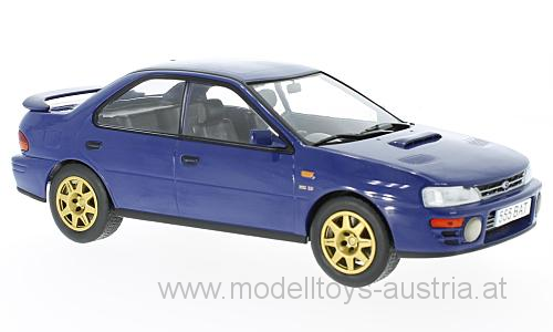 Subaru Impreza WRX RHD 1995 blau 1:18