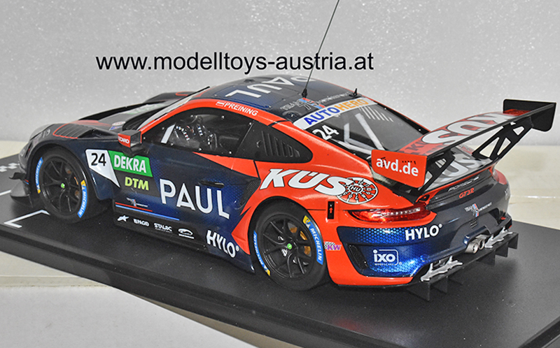 Porsche 911 GT3 R DTM 2022 Sieger Norisring Thomas PREINING Team KÜS 1:18 IXO