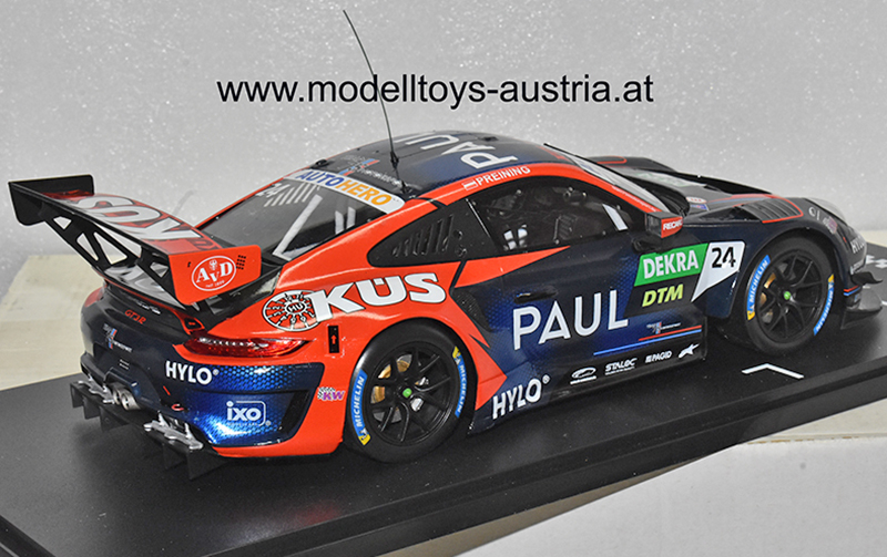 Porsche 911 GT3 R DTM 2022 Sieger Norisring Thomas PREINING Team KÜS 1:18 IXO