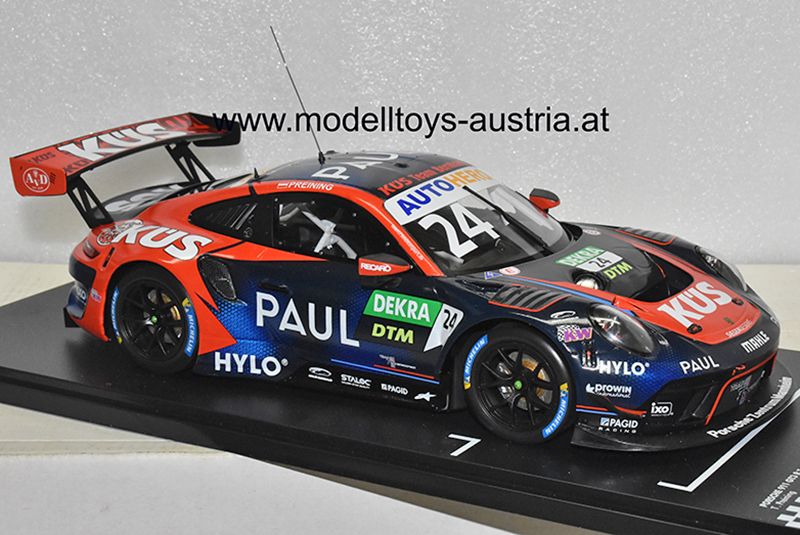 Porsche 911 GT3 R DTM 2022 Sieger Norisring Thomas PREINING Team KÜS 1:18 IXO