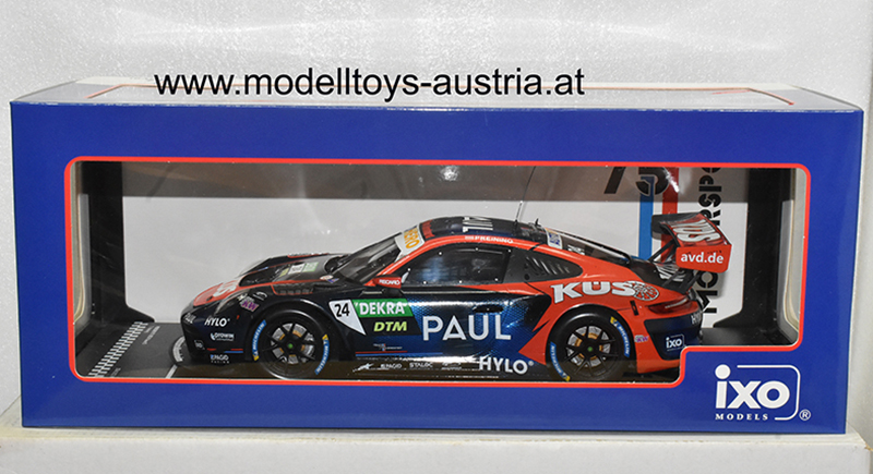 Porsche 911 GT3 R DTM 2022 Sieger Norisring Thomas PREINING Team KÜS 1:18 IXO