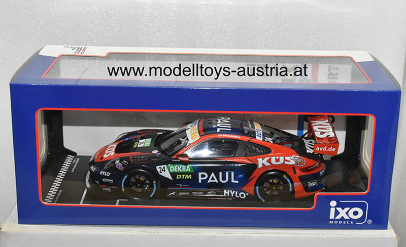Porsche 911 GT3 R DTM 2022 Sieger Norisring Thomas PREINING Team KÜS 1:18 IXO